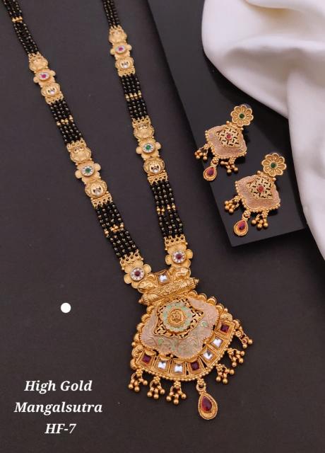 High gold mangalsutra HF 7 Wholesale imitation jewellery in Ahmedabad